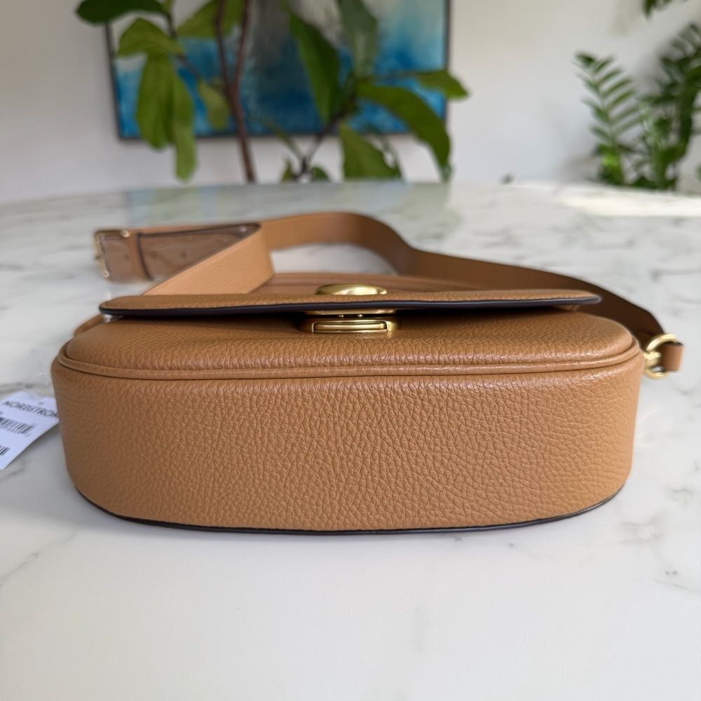 NWT Coach Pebbled Crossbody Bag In Honey Brown Leather CAO40 Nordstrom Exclusive - Picture 7 of 15